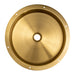 Eden Bath 15" Round Stainless Steel Undermount Bathroom Sink with Drain in Gold - EB_SS050GD