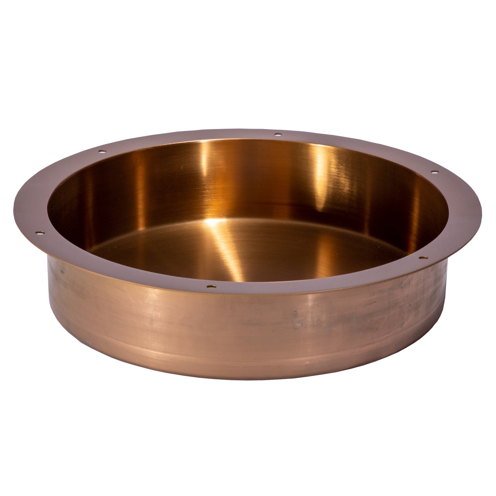 Eden Bath 15" Round Stainless Steel Undermount Bathroom Sink with Drain in Rose Gold - EB_SS050RG