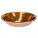 Eden Bath Oval 17 1/2" x 14" Top Mount Stainless Steel Bathroom Sink with Drain in Rose Gold - EB_SS052RG