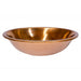 Eden Bath Oval 17 1/2" x 14" Top Mount Stainless Steel Bathroom Sink with Drain in Rose Gold - EB_SS052RG