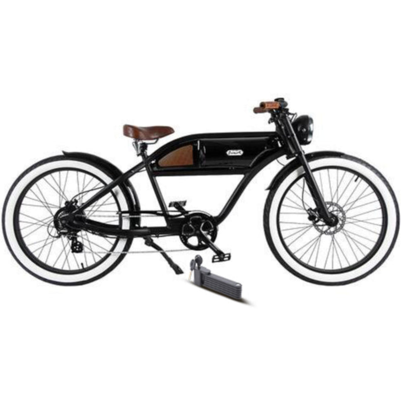Michael Blast 350/500W T4B - Greaser Cafe Style Electric Bike - EB-T4BGREASER500W-BBL