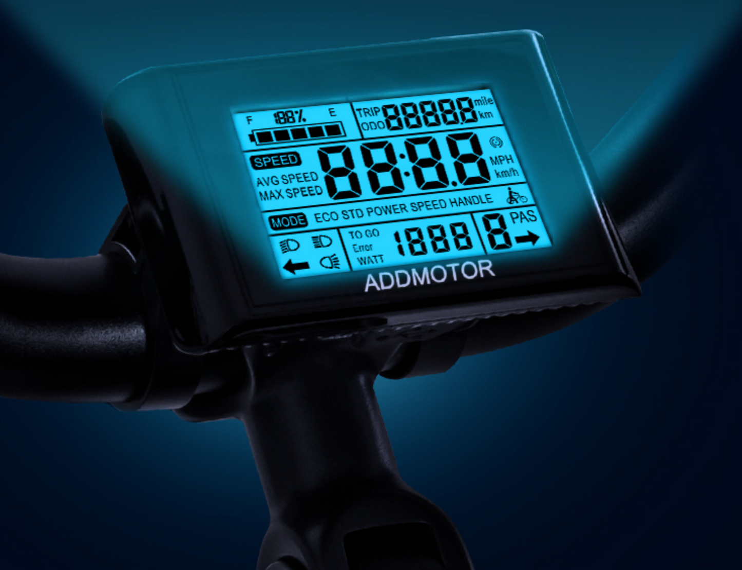 Addmotor 750W M-81 Step-Thru Cargo Electric Bike - EB-AM-M81-BLK