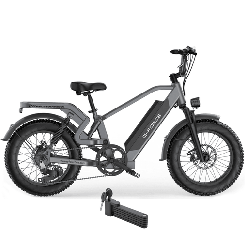 G-Force 750W 48V RS Premium All Terrain Fat Tire Electric Bike - EB-GF-RS-BLK