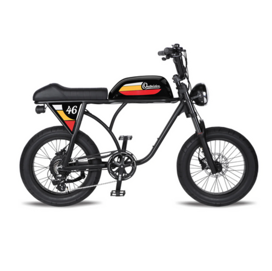 Michael Blast 750W 48V Outsider 4.0 Fat Tire Electric Bike - EB-OUT4-BLK