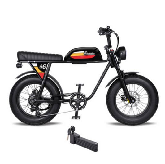 Michael Blast 750W 48V Outsider 5.0 Fat Tire Electric Bike - EB-OUT5-BLK-SB