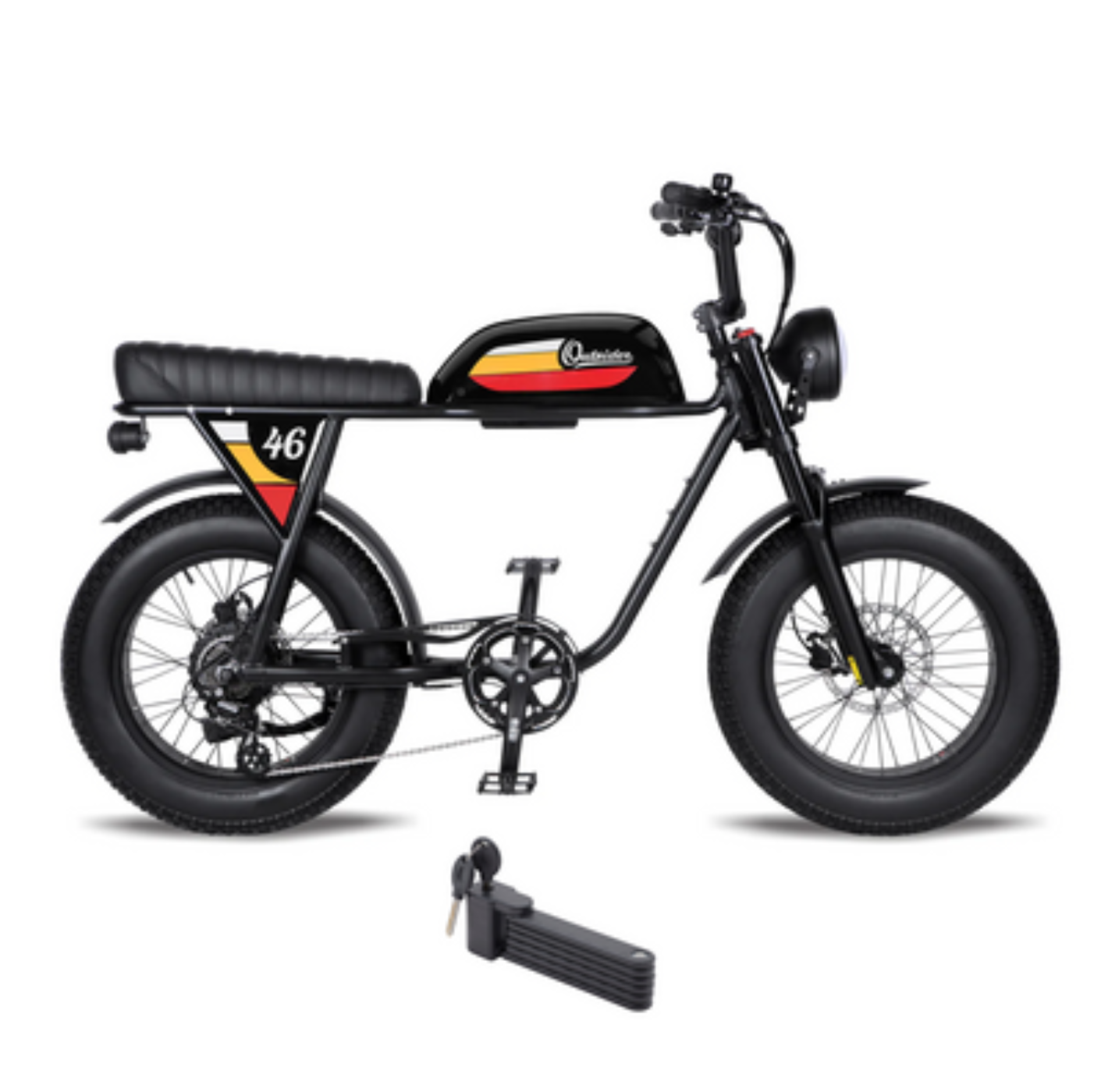 Michael Blast 750W 48V Outsider 5.0 Fat Tire Electric Bike - EB-OUT5-BLK-SB