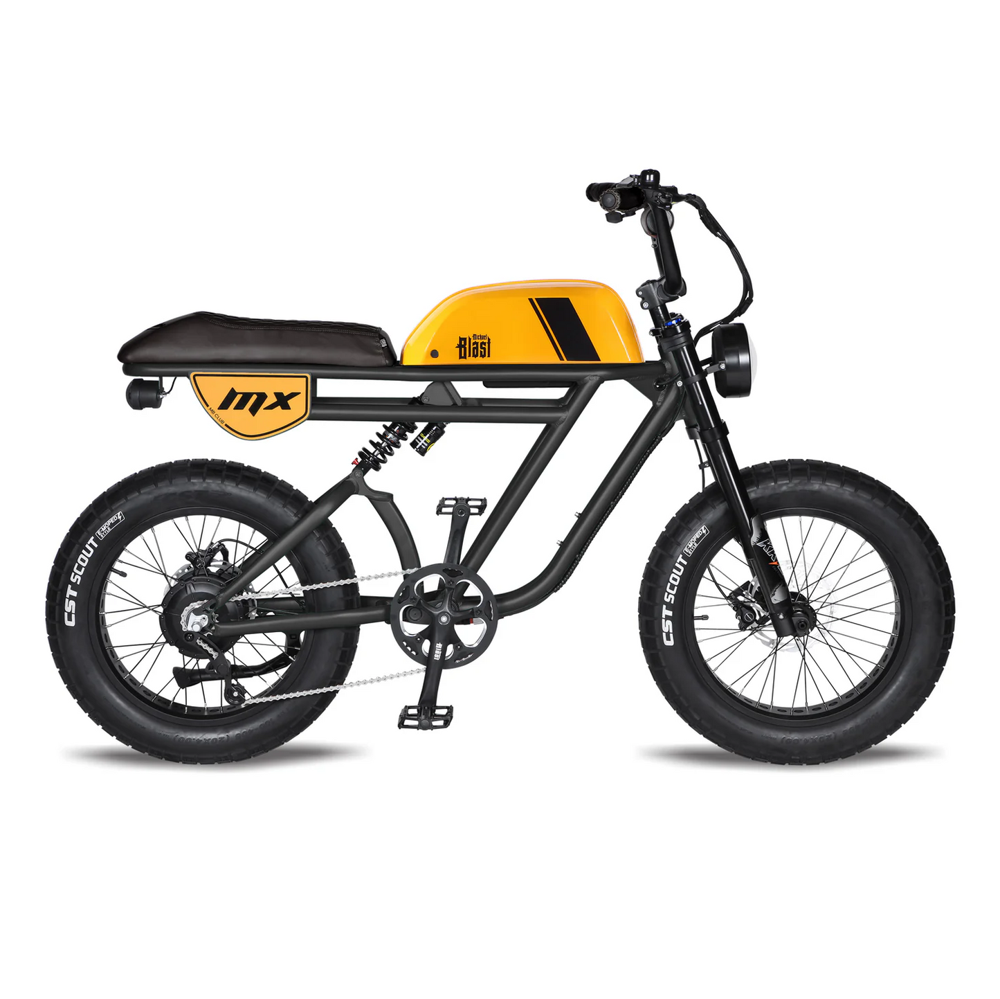 Michael Blast 750W 48V Outsider MX Fat Tire Electric Bike - EB-OUTMX-AGN