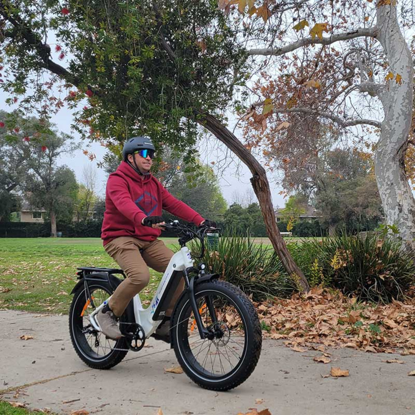 Senada Bikes 1000W 48V Mayor Premium All-Terrain Step-Thru Fat Tire Electric Bike - EB-SN-MAYOR-W