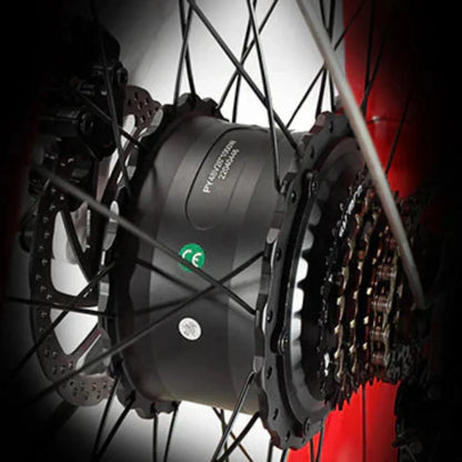 Senada Bikes 1000W 48V Viper Plus All-Terrain Full Suspension Fat Tire Electric Bike - EB-SN-VIPER-PLUS-BR
