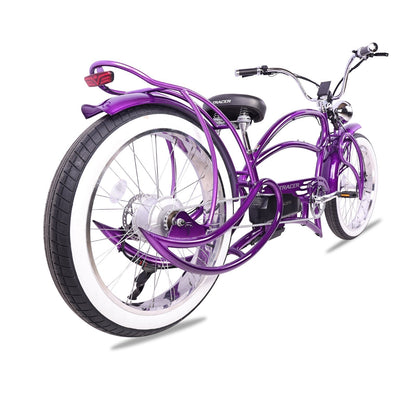 Tracer 1000W 26" Beyond Pro Classic Stretch Electric Bike - MB-EB-BP1000-BLK