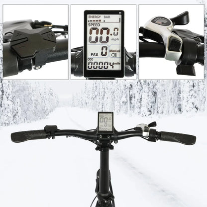 Tracer 750W 20" Kama 1.0 Folding Fat Tire Electric Bike - MB-EB-KAMA-MBK