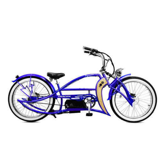 Tracer 800W Signature Pro Chopper Cruiser Electric Bike - MB-EB-Signature Pro-BK