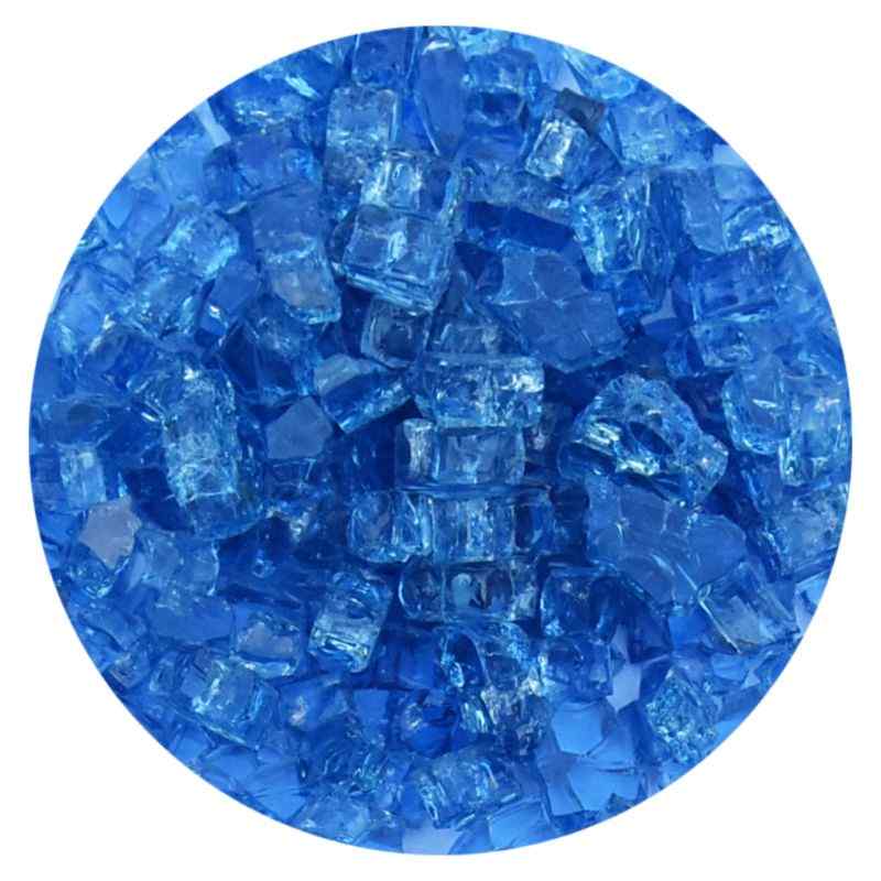 Elementi Plus Carribean Blue Fire Glass Fire Media