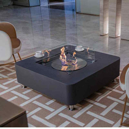 Elementi Perth Ethanol Slate black indoor with flame