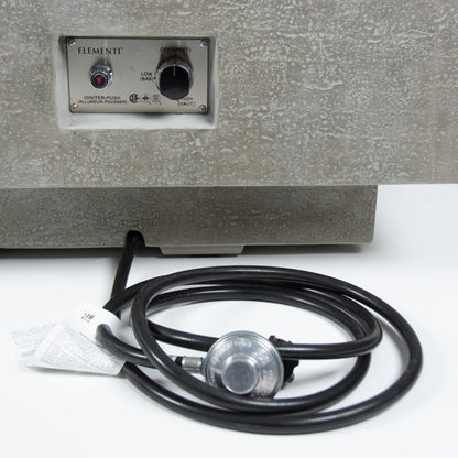 Elementi Plus Riviera Fire Table Hose and ignition switch