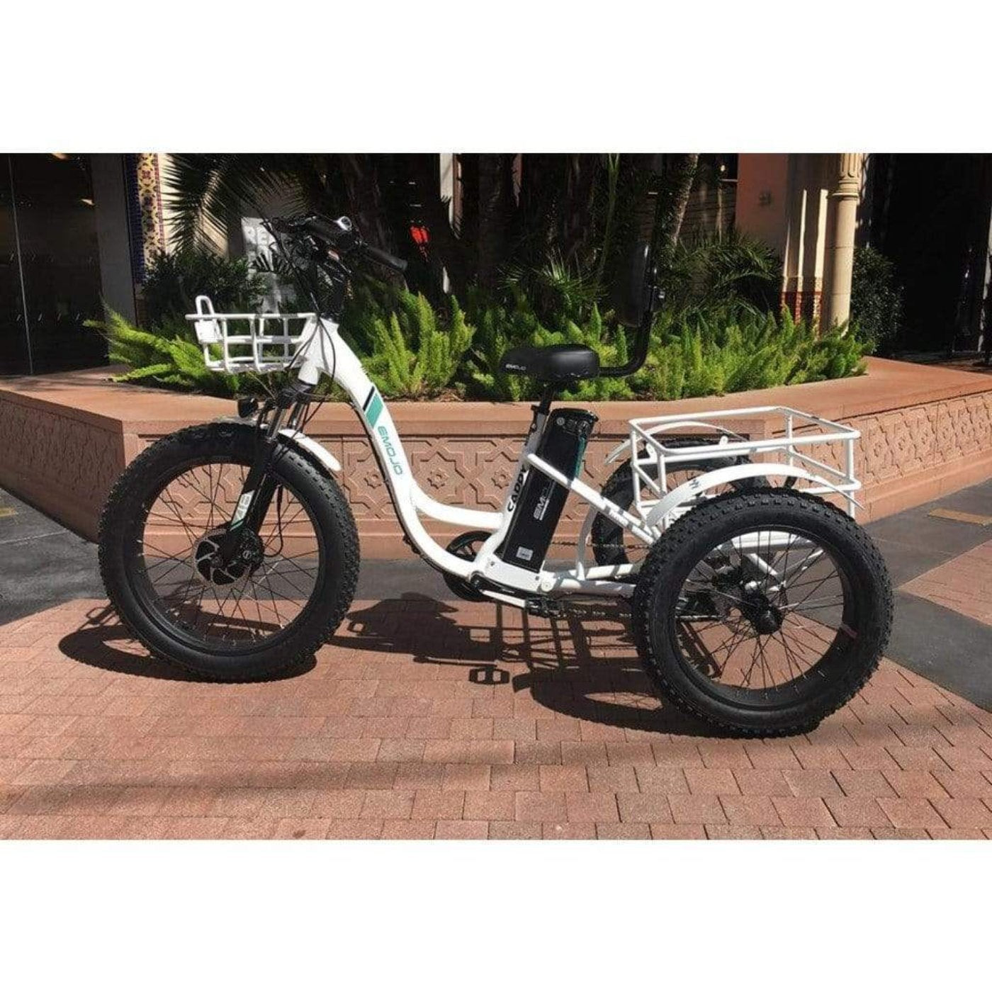 Emojo Caddy Pro 500W 48V Fat Tire Electric Tricycle - EBK12-02