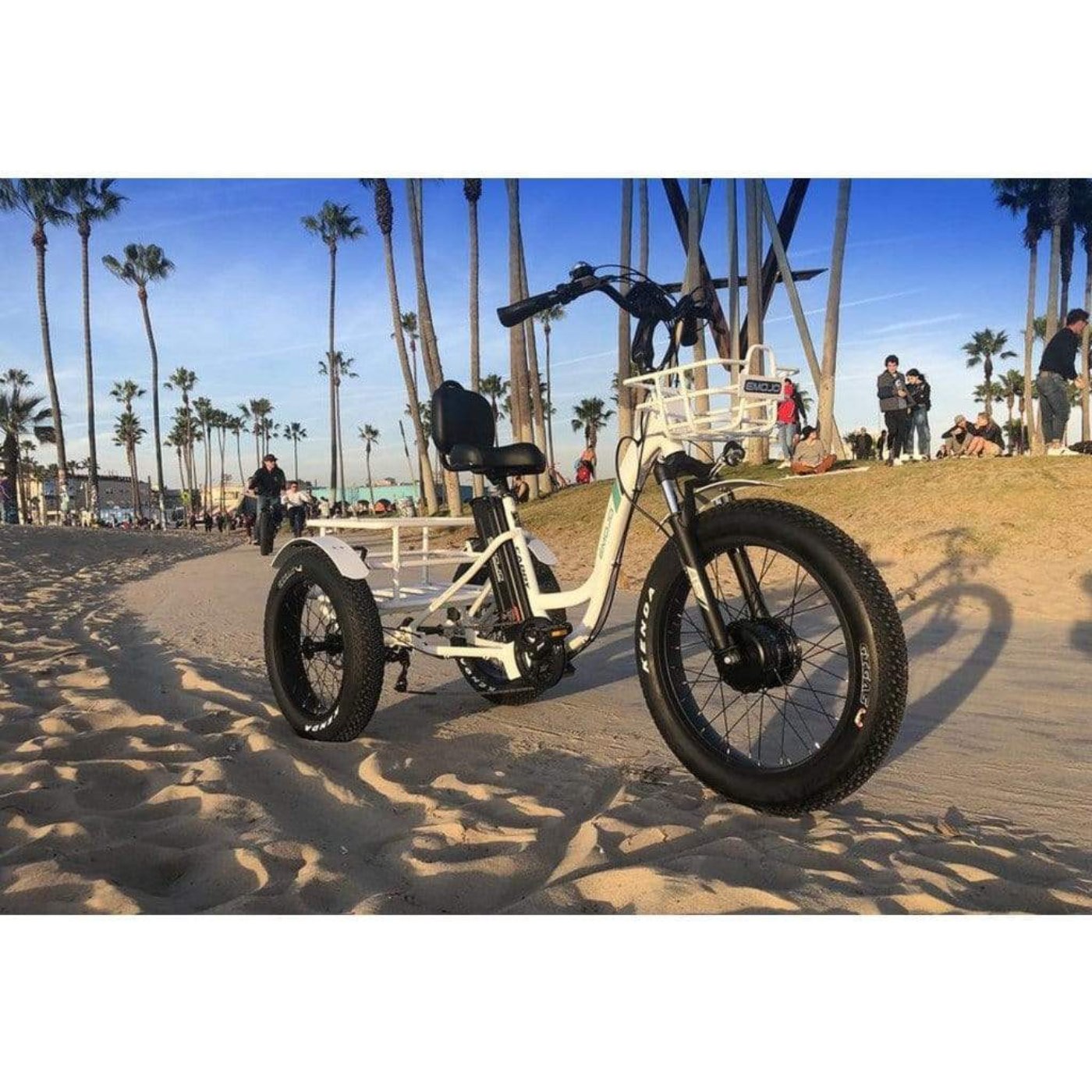 Emojo Caddy 500W 48V Fat Tire Electric Tricycle - EBK12-04