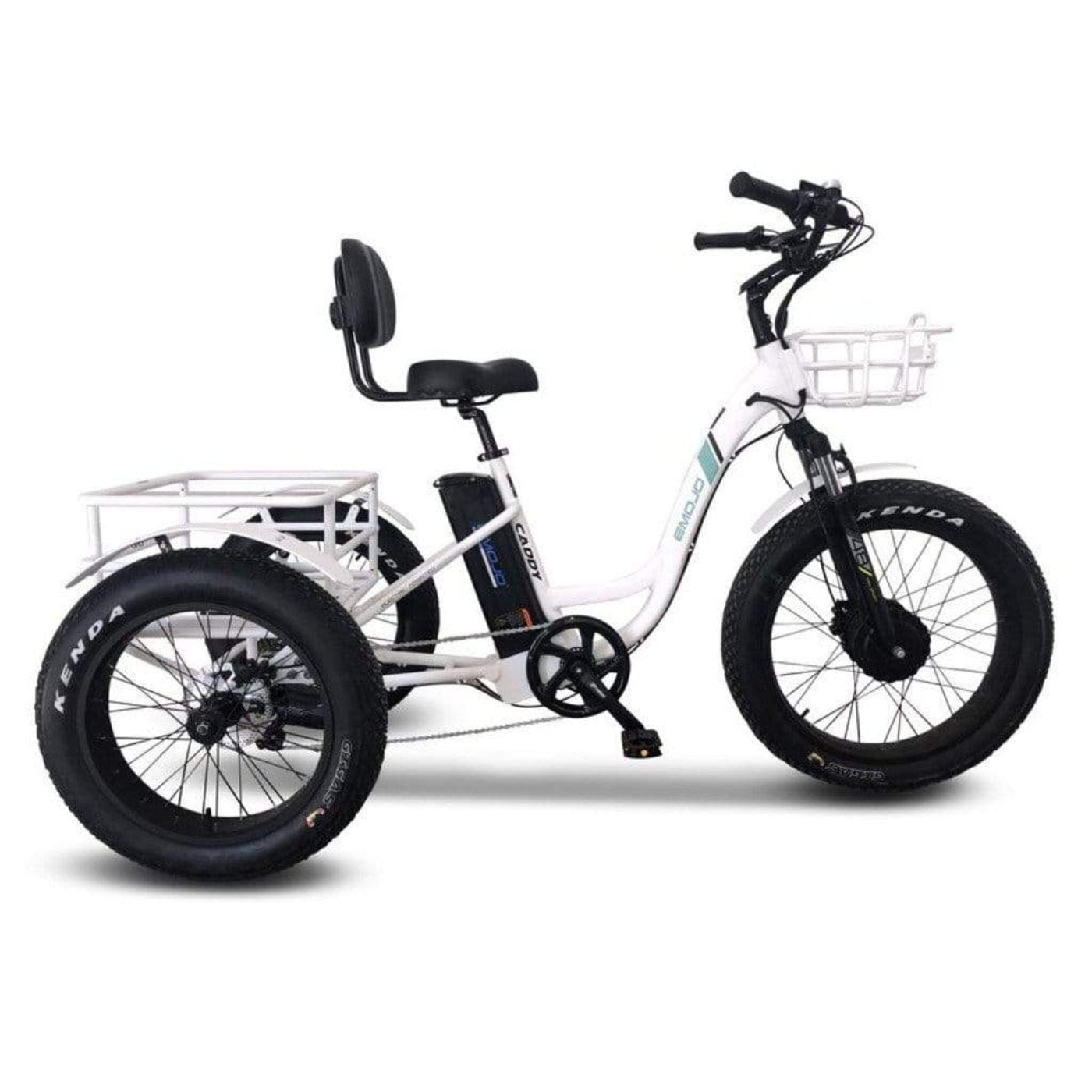 Emojo Caddy Pro 500W 48V Fat Tire Electric Tricycle - EBK12-02