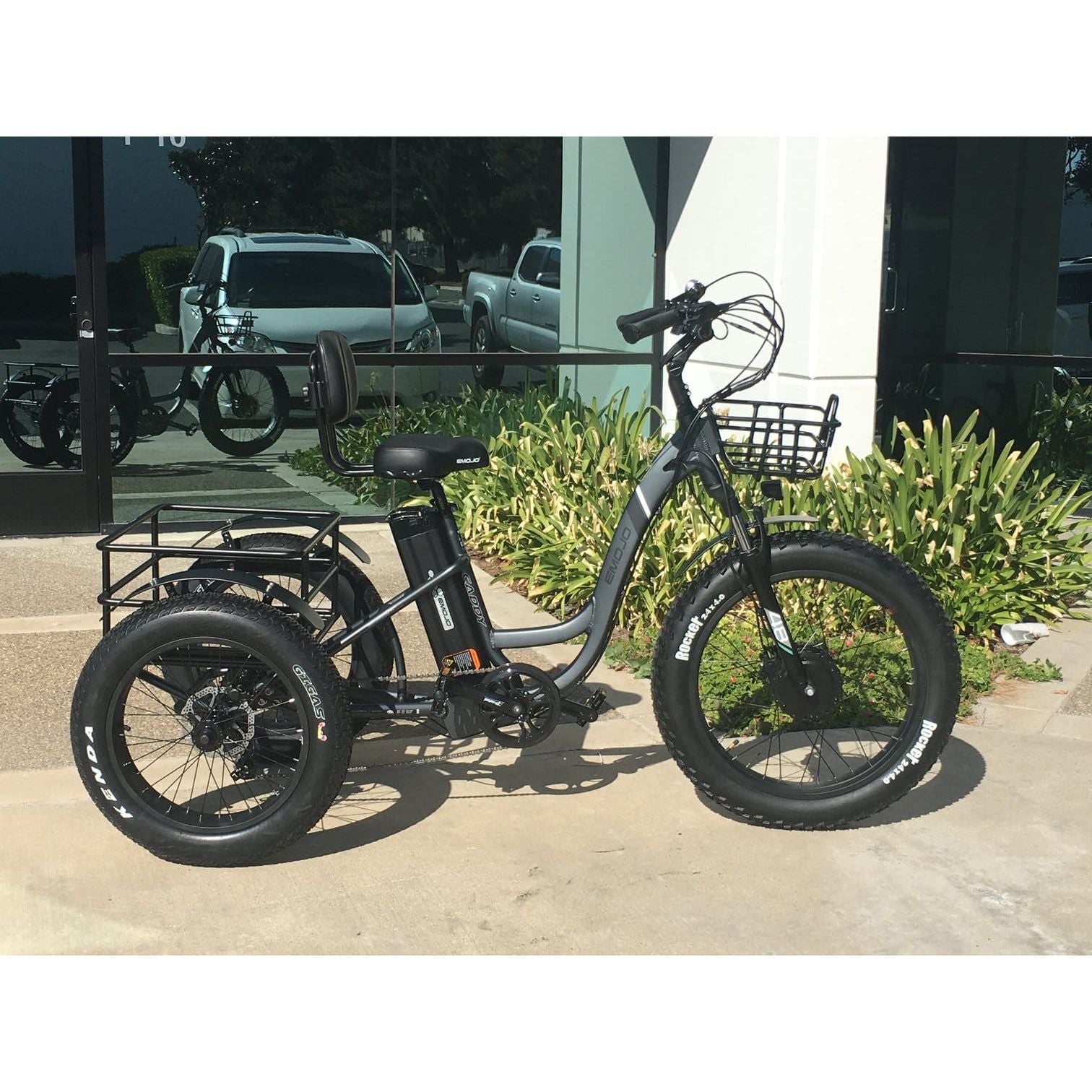 Emojo Caddy Pro 500W 48V Fat Tire Electric Tricycle - EBK12-02