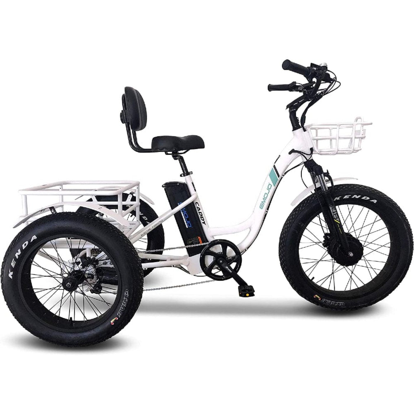 Emojo Caddy Pro 500W 48V Fat Tire Electric Tricycle - EBK12-02