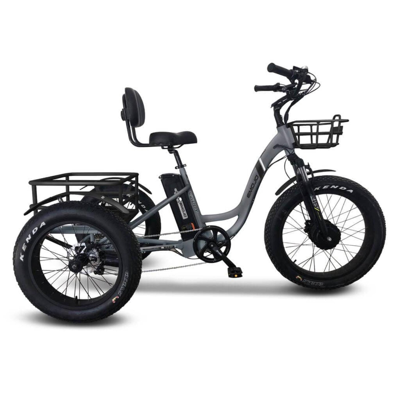 Emojo Caddy 500W 48V Fat Tire Electric Tricycle - EBK12-04