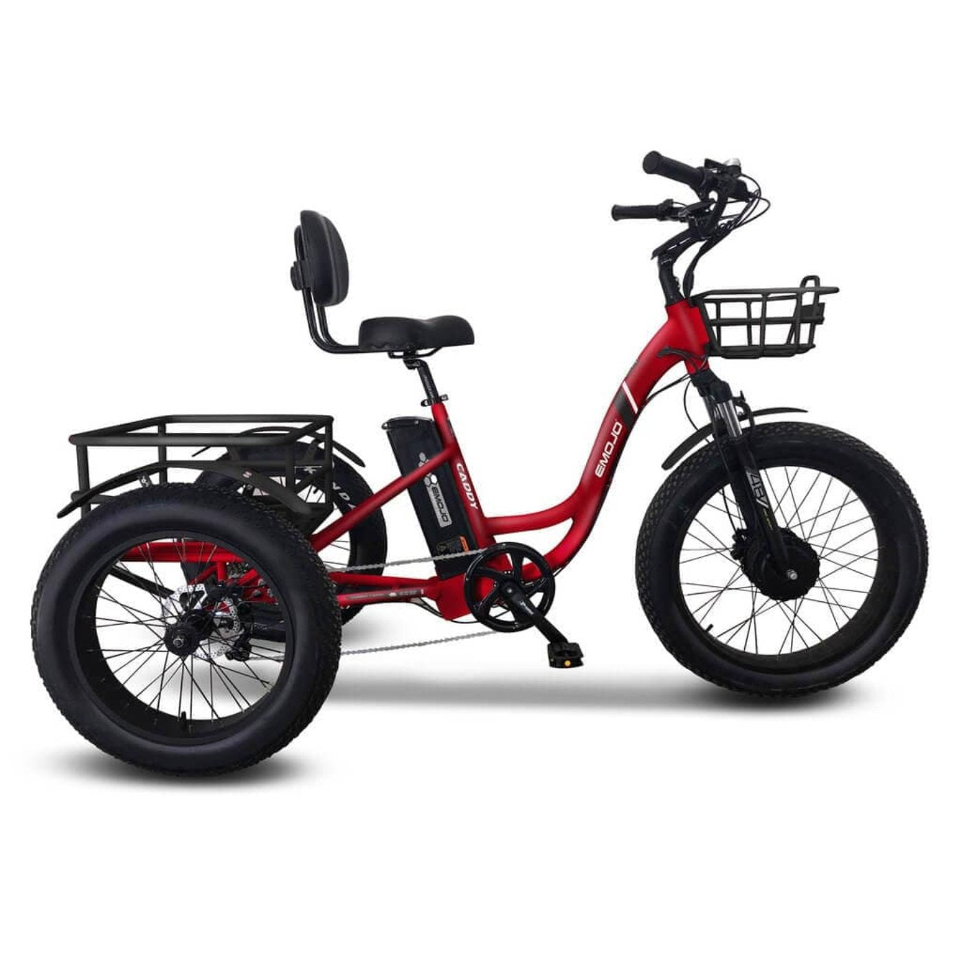 Emojo Caddy Pro 500W 48V Fat Tire Electric Tricycle - EBK12-02