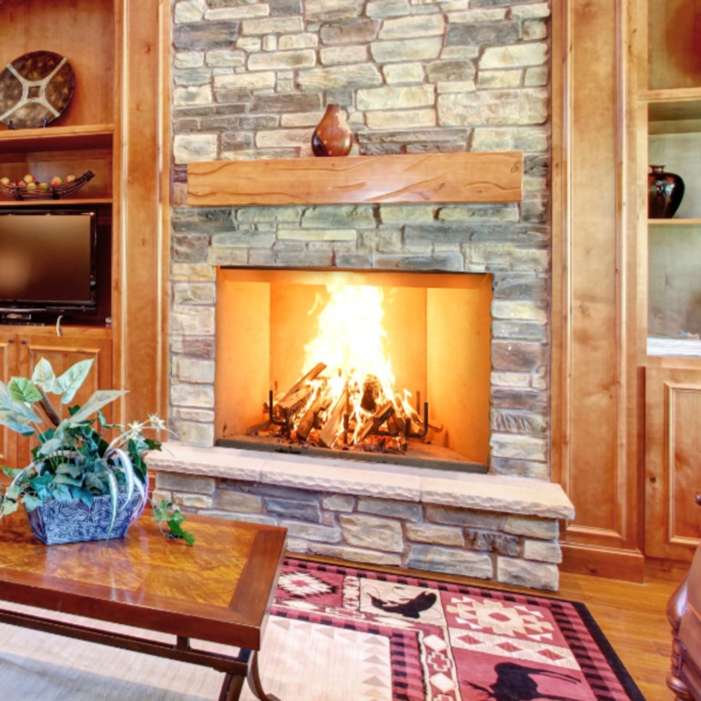 Empire Blackburn 44" Wood Burning Fireplace - WB44FB0F