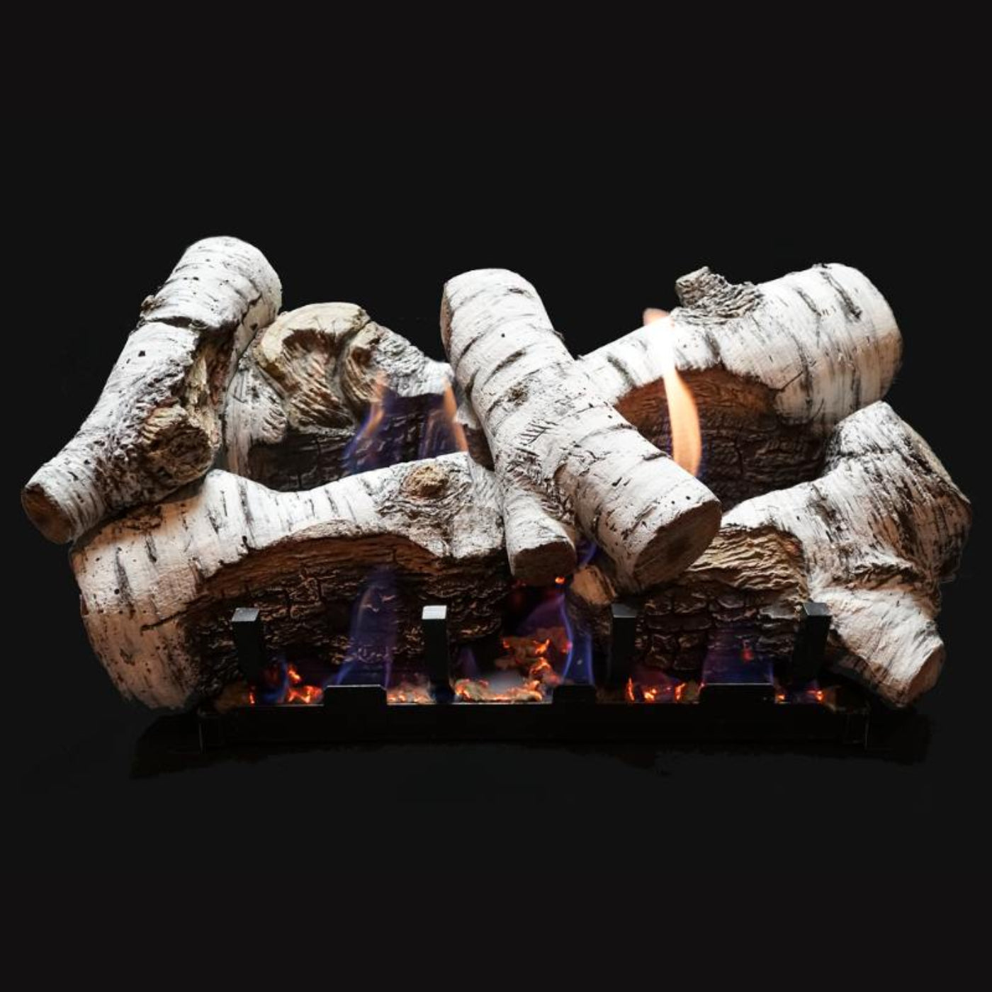 Empire Birch Burncrete Vented Gas Log Set - LS18CB