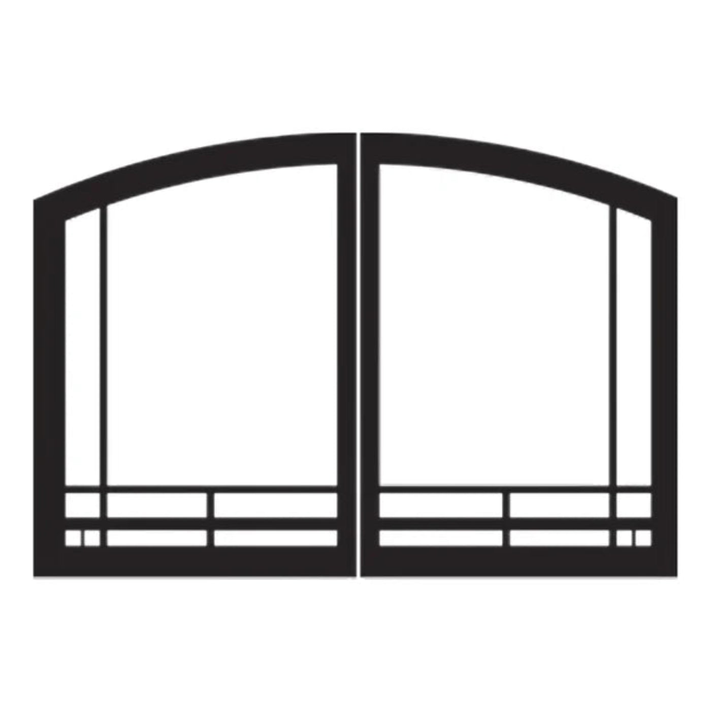 Empire - Door Sets for Breckenridge Premium Vent Free Fireboxes - VBR32TMBL, VBY32TBL