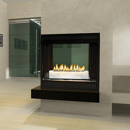 Empire Loft 24" Contemporary See Through Vent Free Gas Burner - VFRU24N