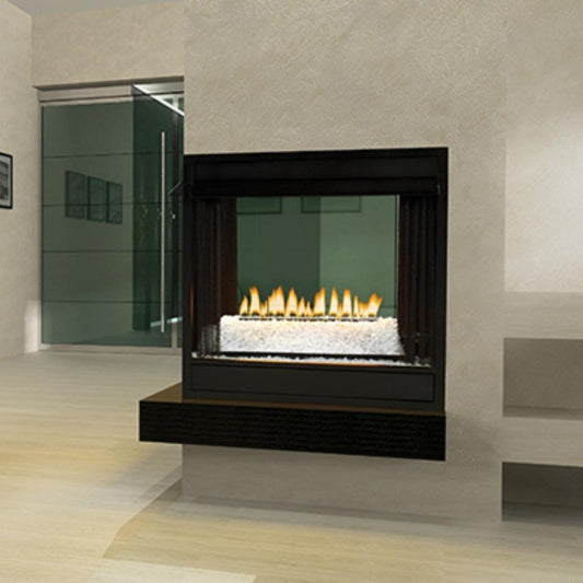 Empire Loft 24" Contemporary See Through Vent Free Gas Burner - VFRU24N