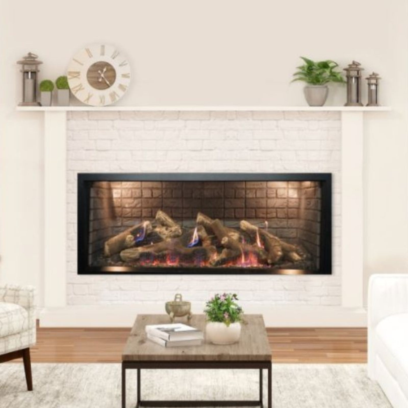 Empire McKinley 60" Direct Vent Linear Gas Fireplace | DVCTL60CFP - DVCTL60CFP95N