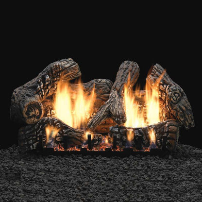 Empire Super Charred Oak Vent Free Gas Log Set - LS18C2S, VFSM18LP