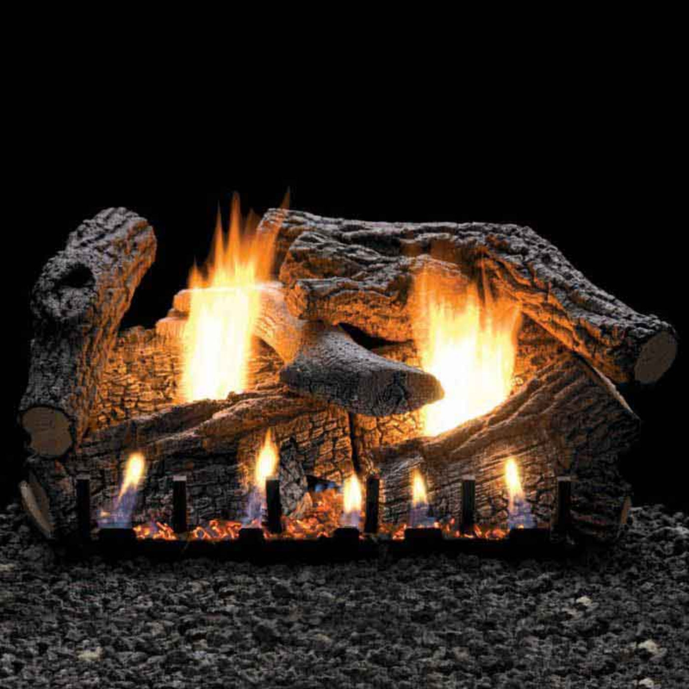 Empire Super Sassafras Vent Free Gas Log Set - LS18RSS, VFSM18LP