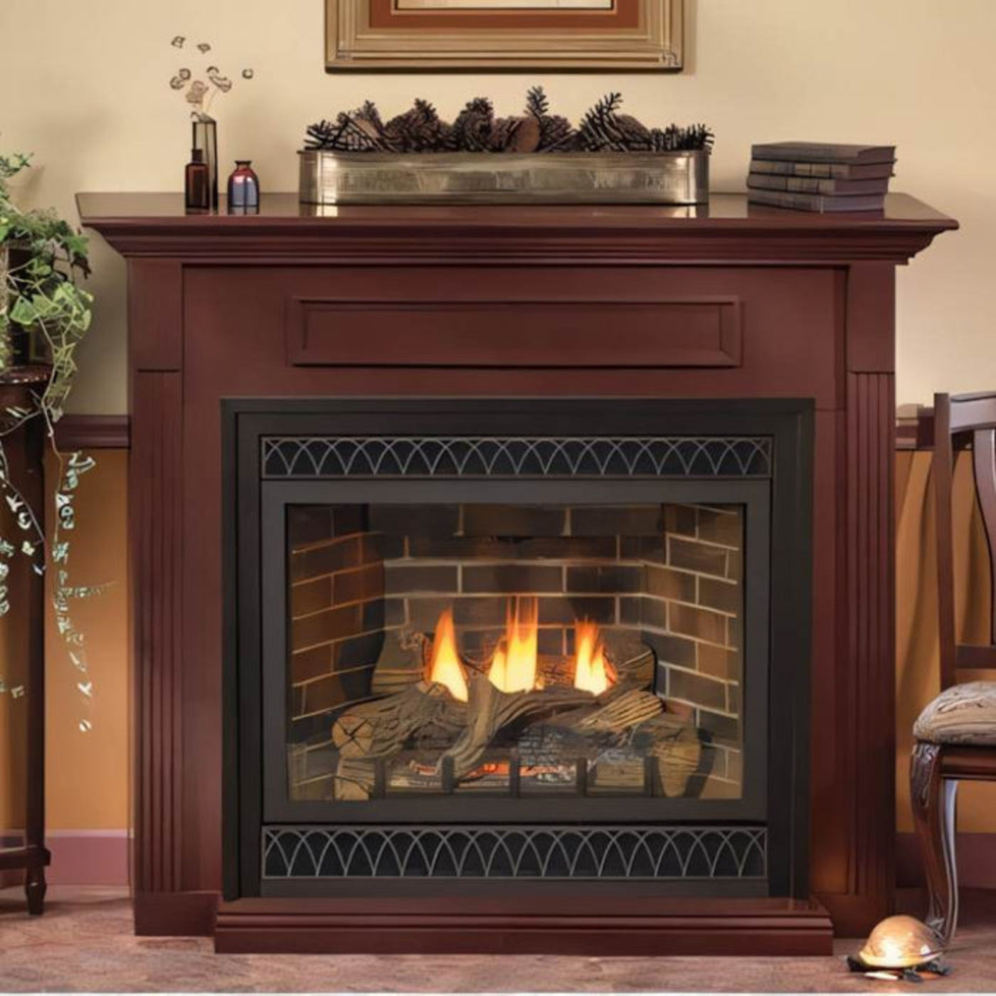 Empire Tahoe Deluxe 36" Direct Vent Gas Fireplace  -  DVD36FP