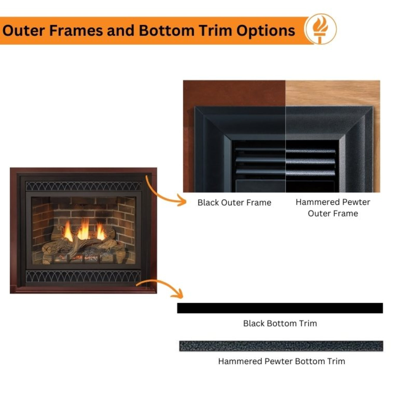 Empire Tahoe Luxury 36" Direct Vent Gas Fireplace | DVX36FP - DVX36FP31LN