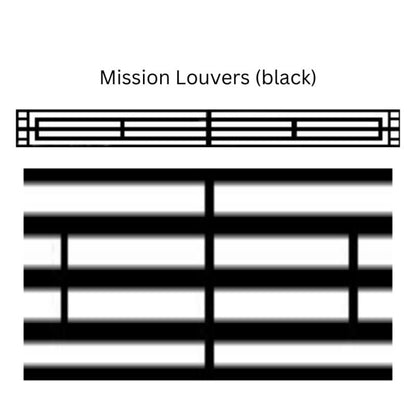 Empire Louver Options for Tahoe Luxury Direct Vent Gas Fireplaces - FBG36MBL