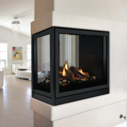 Empire Tahoe Premium 36" Peninsula Clean Face Direct Vent Gas Fireplace - DVCP36PP30N