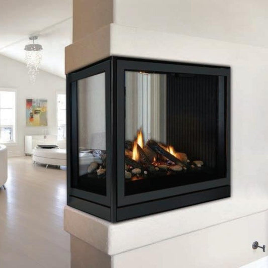 Empire Tahoe Premium 36" Peninsula Clean Face Direct Vent Gas Fireplace - DVCP36PP30N