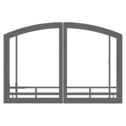 Empire Door Sets for Breckenridge Deluxe Vent Free Fireboxes - VFR32SMBL