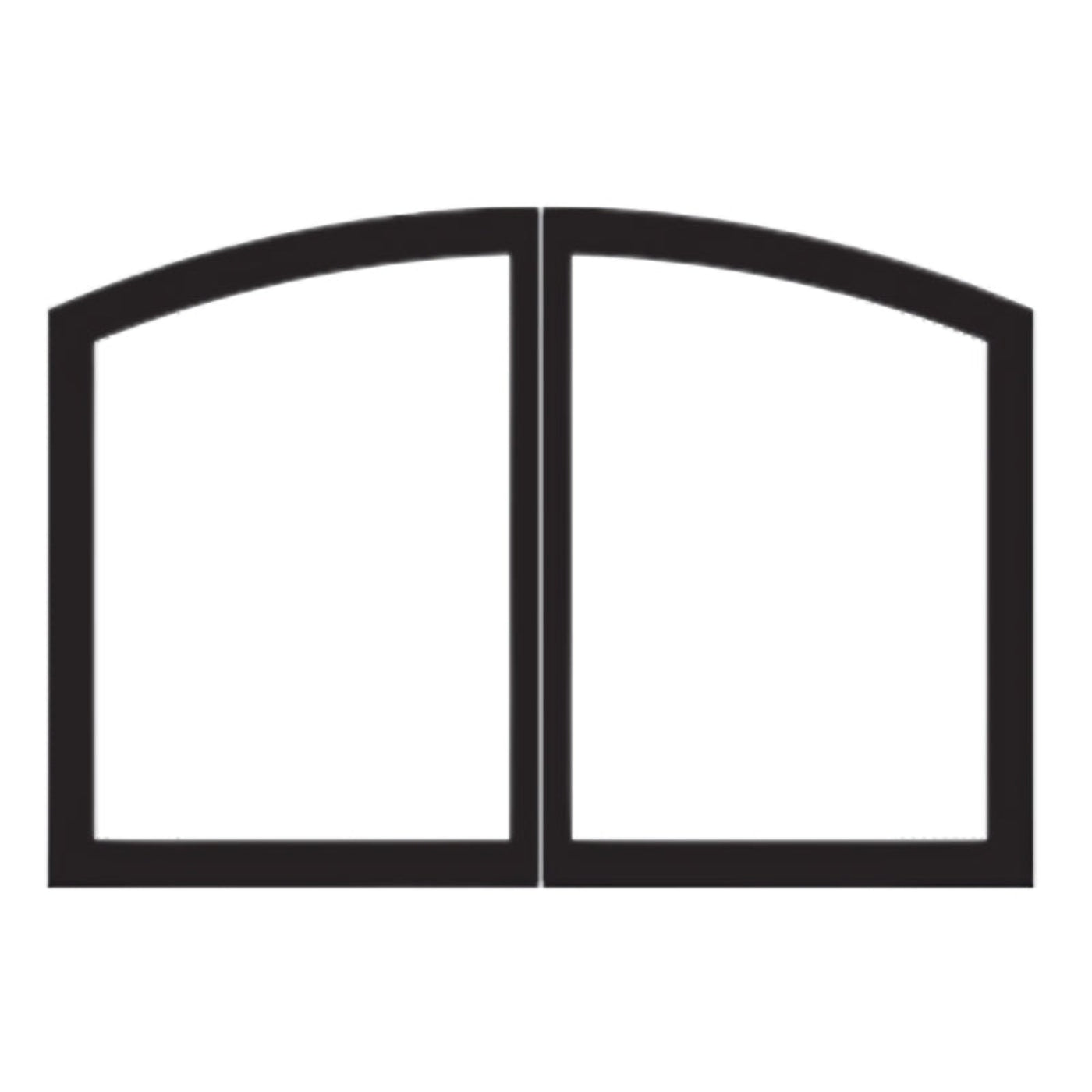 Empire Door Sets for Breckenridge Deluxe Vent Free Fireboxes - VFR32SMBL