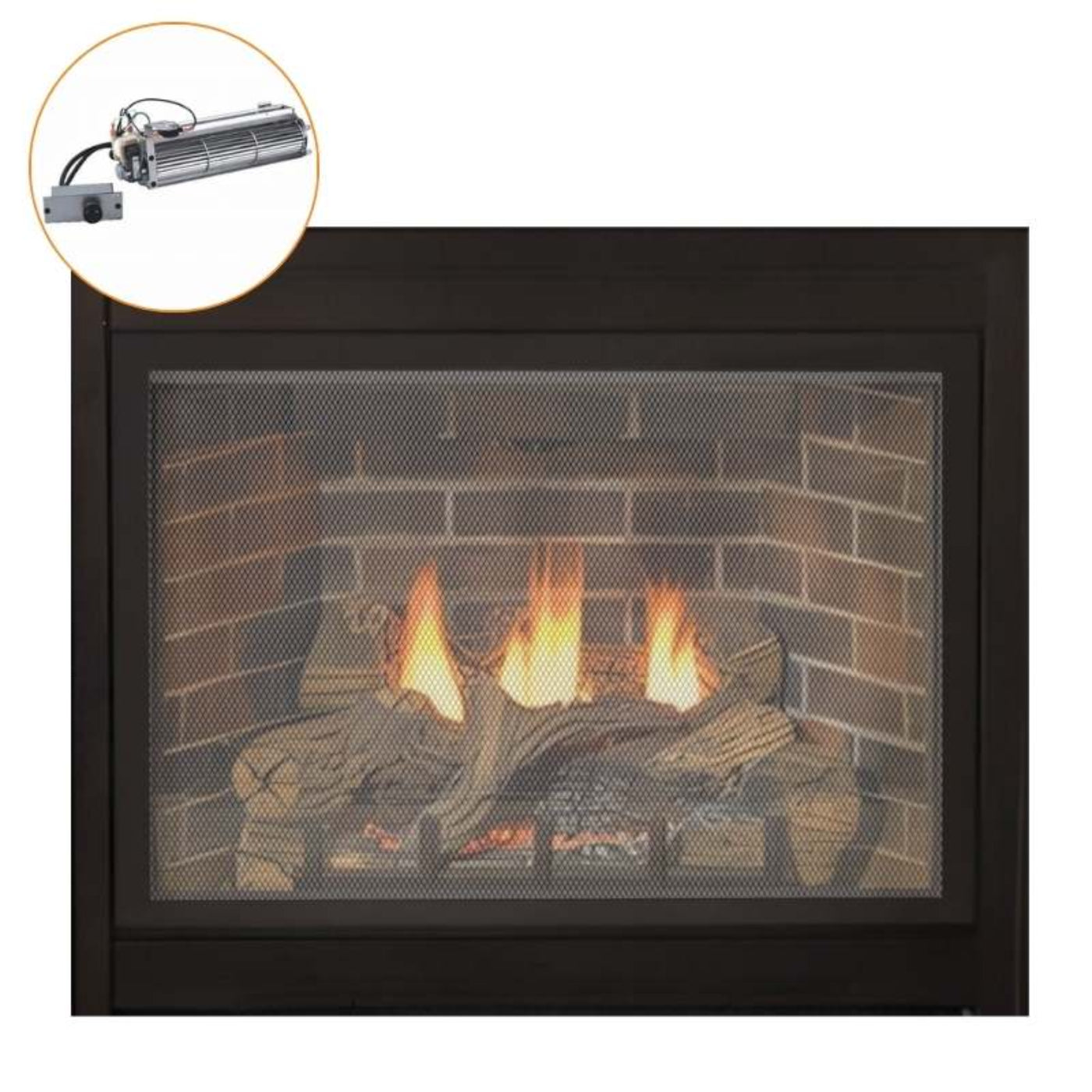 Empire Tahoe Deluxe 48" Direct Vent Gas Fireplace - DVD48FP30N