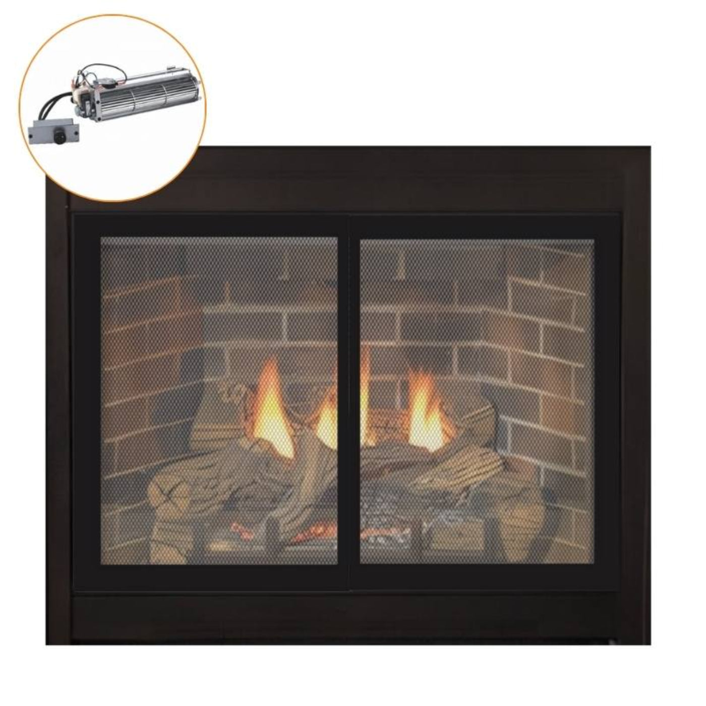 Empire Tahoe Deluxe 48" Direct Vent Gas Fireplace - DVD48FP30N