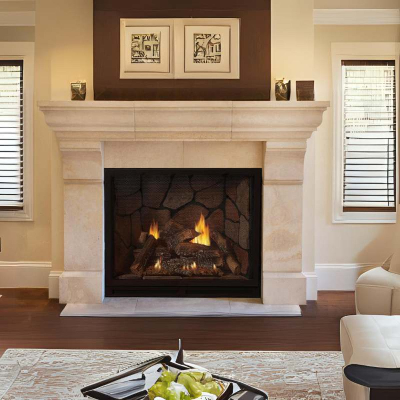 Empire Tahoe Luxury 42" Clean Face Direct Vent Gas Fireplace DVCX42FP - DVCX42FP30N