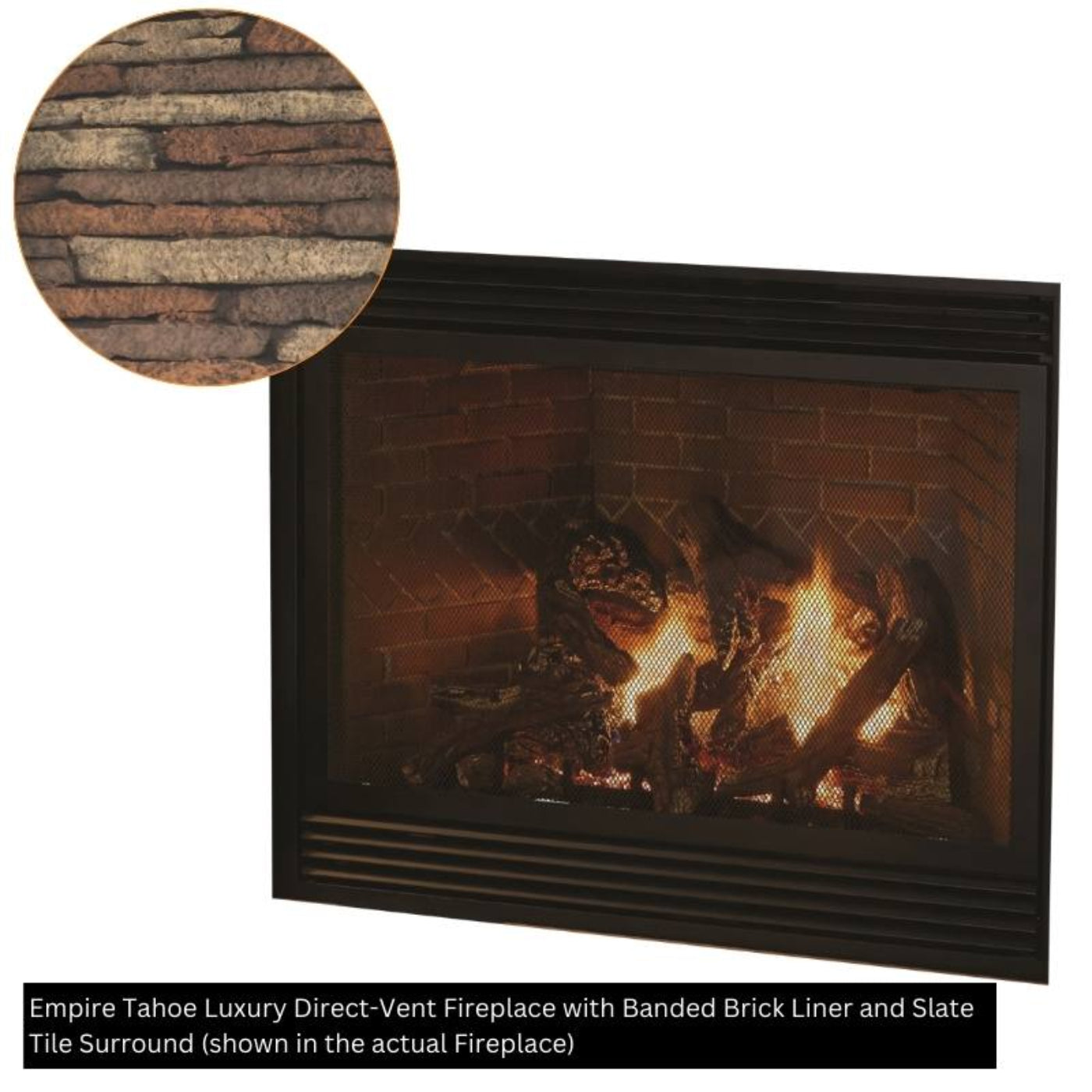 Empire Tahoe Luxury 36" Direct Vent Gas Fireplace | DVX36FP - DVX36FP31LN