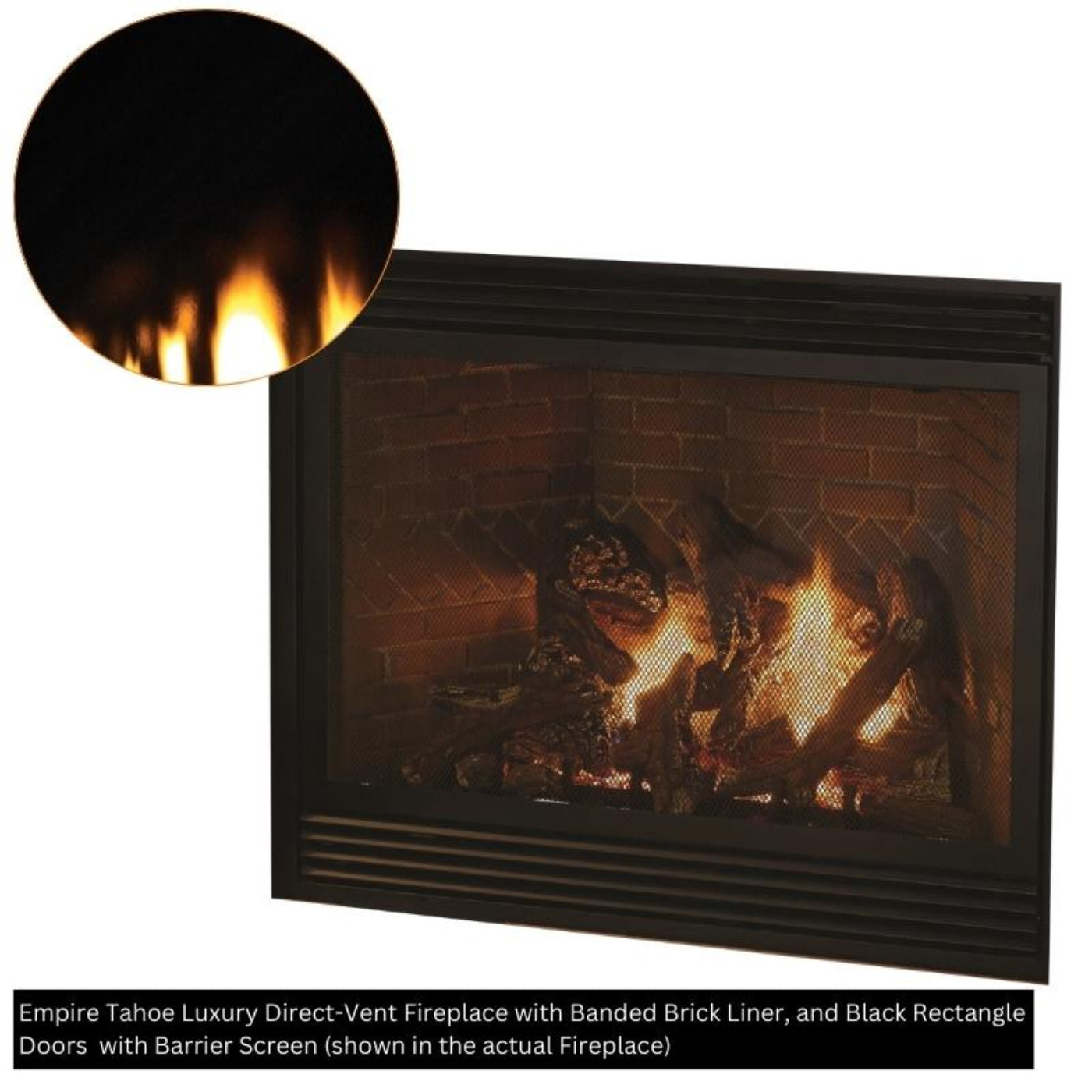 Empire Tahoe Luxury 36" Direct Vent Gas Fireplace | DVX36FP - DVX36FP31LN