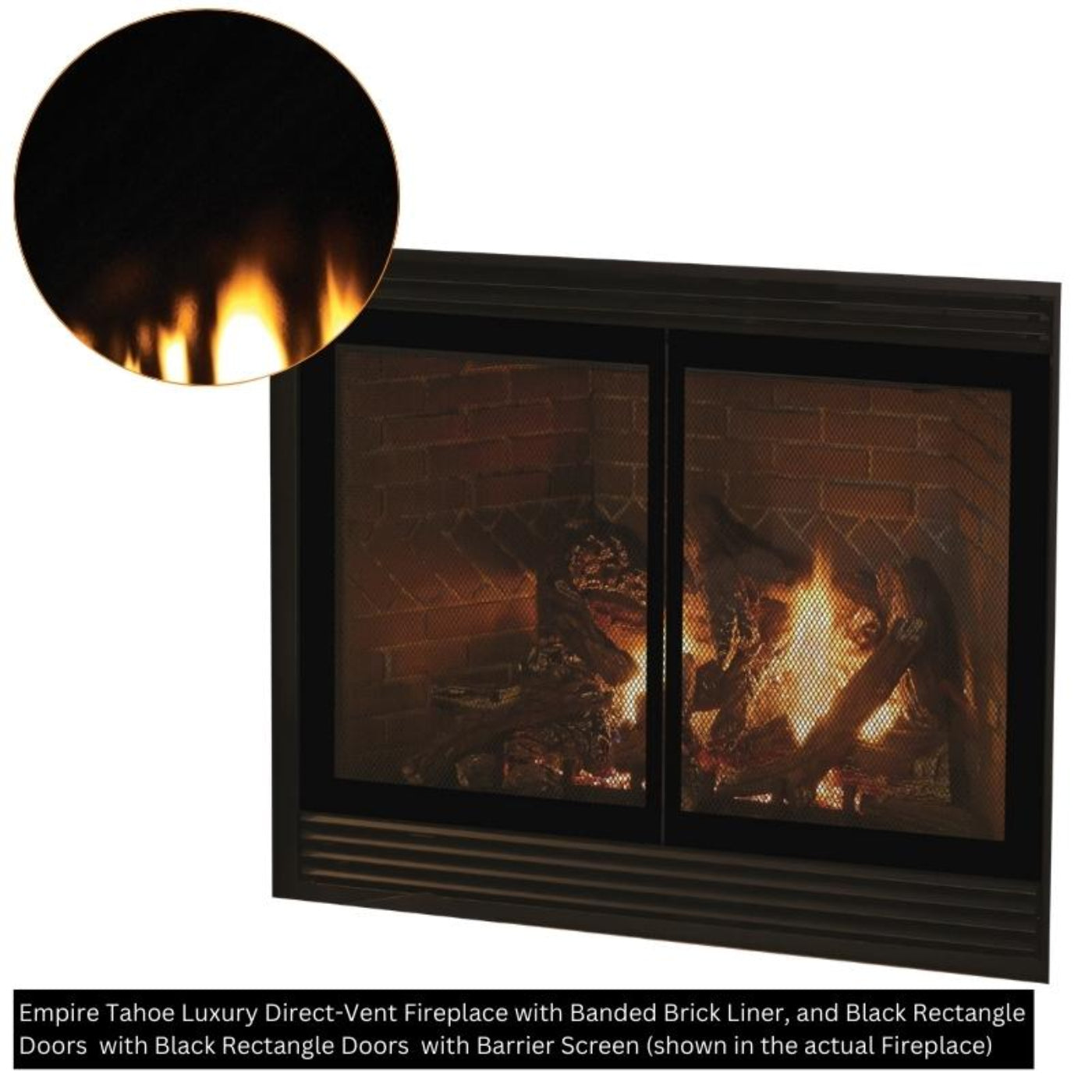 Empire Tahoe Luxury 36" Direct Vent Gas Fireplace | DVX36FP - DVX36FP31LN