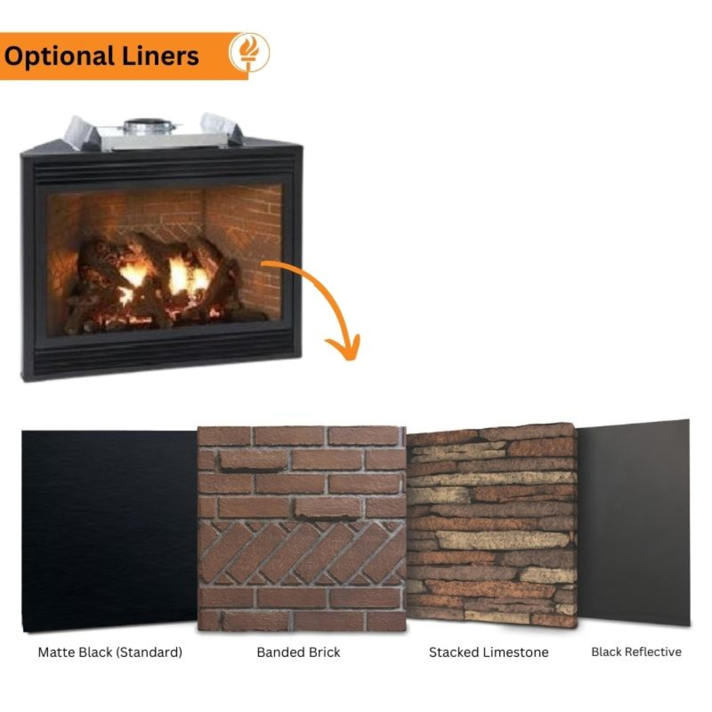 Empire Tahoe Luxury 36" Direct Vent Gas Fireplace | DVX36FP - DVX36FP31LN