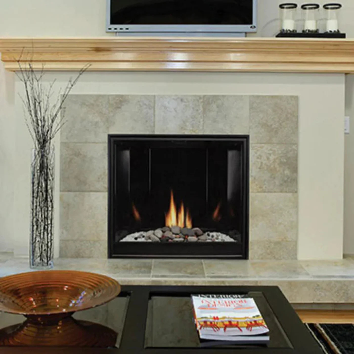Empire Tahoe Premium Contemporary 32" Clean Face Direct Vent Gas Fireplace | DVCC32BP - DVCC32BP32N