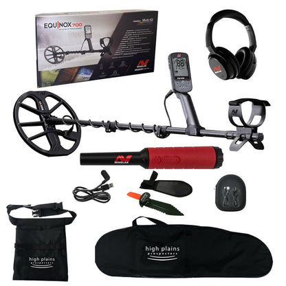 Minelab Equinox 700 Metal Detector Treasure Seeker Bundle with Pro-Find 40 - 3720-0005-free-gear-PF40-bundle